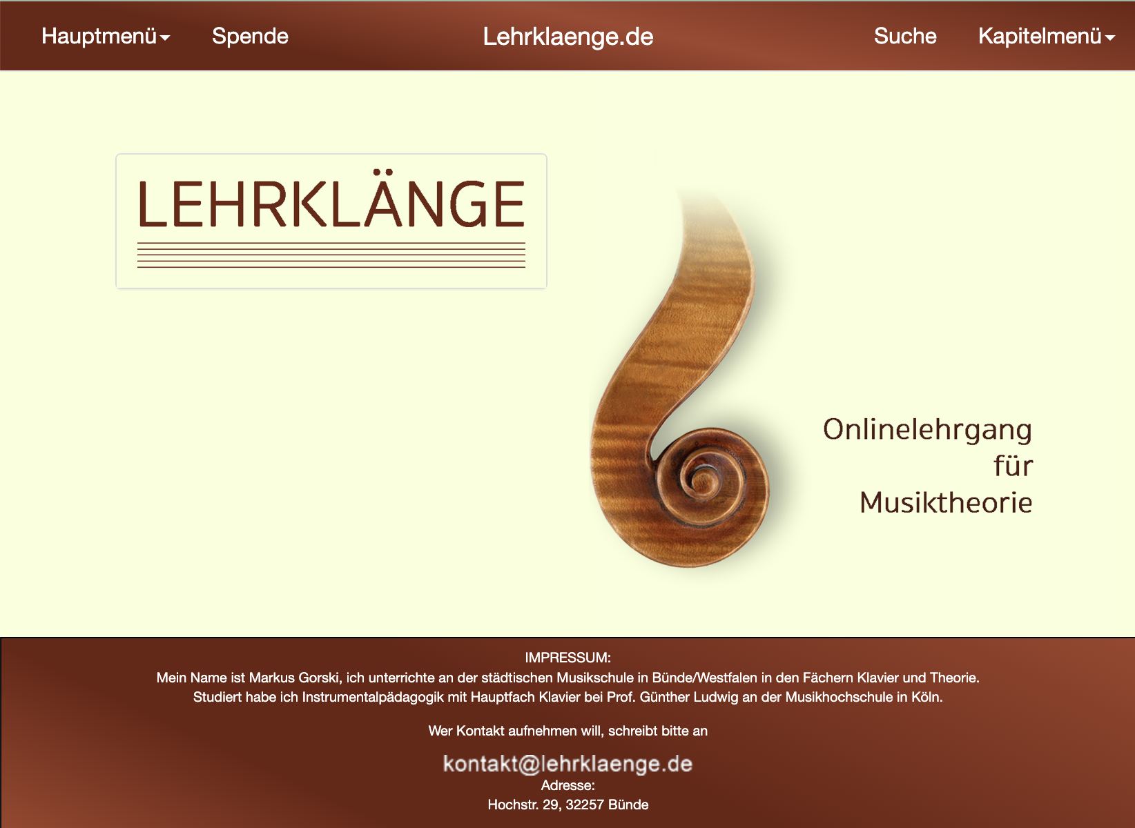 Onlinelehrgang für Musiktheorie